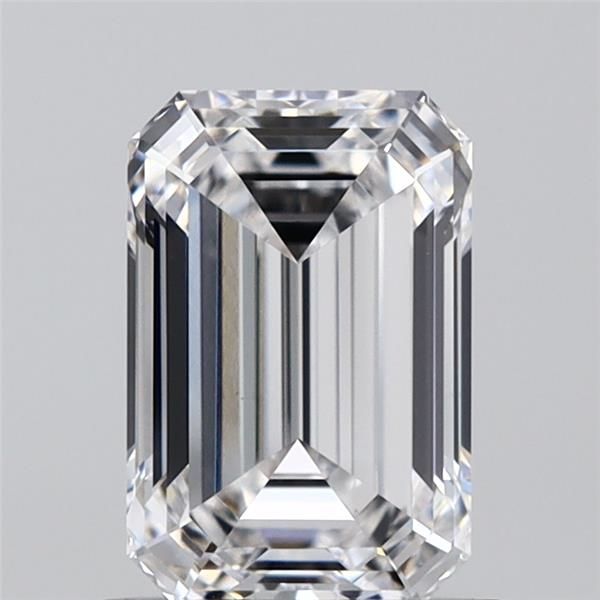 Diamant Émeraude 1.07 ct - Couleur D - Pureté VVS2
