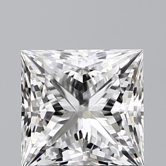 1.28 ct lab-grown Princess Diamond