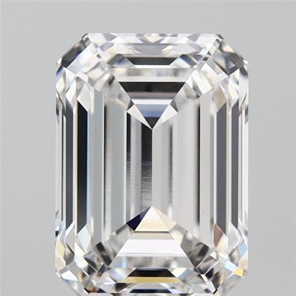 Diamant Émeraude 1.52 ct - Couleur F - Pureté VVS2
