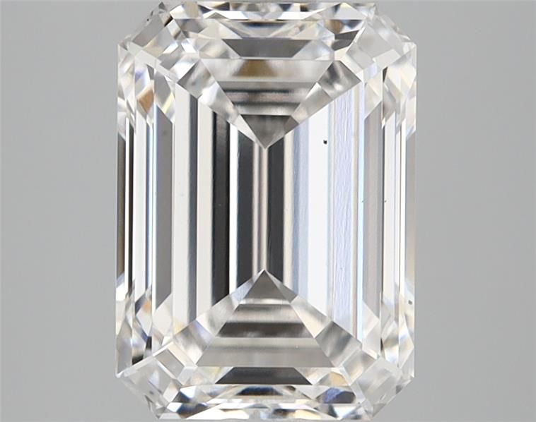 Diamant Émeraude 3.04 ct - Couleur E - Pureté VS2