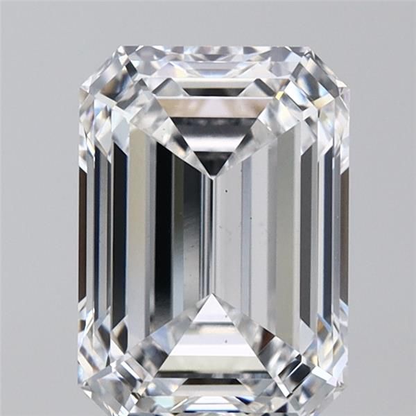 Diamant Émeraude 3.07 ct - Couleur E - Pureté VS2