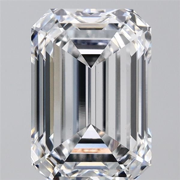 Diamant Émeraude 3.08 ct - Couleur E - Pureté VS2