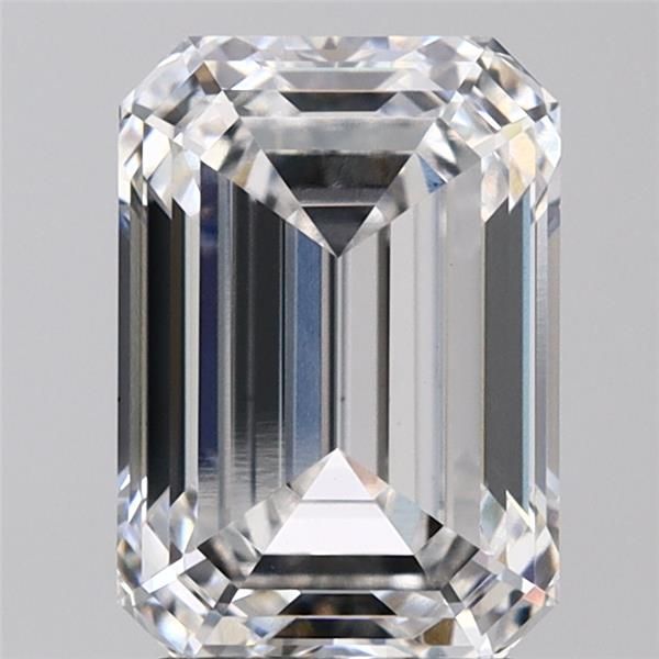 Diamant Émeraude 3.08 ct - Couleur F - Pureté VS1
