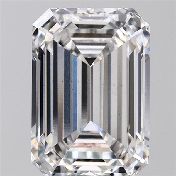 Diamant Émeraude 3.07 ct - Couleur F - Pureté VS1