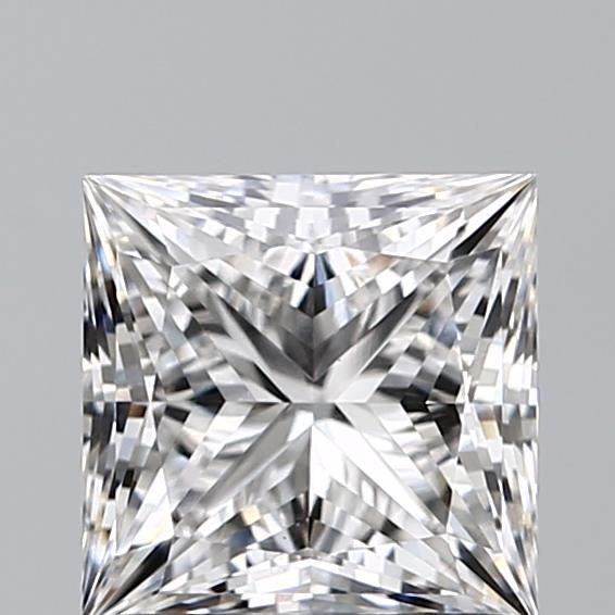 1.28 ct lab-grown Princess Diamond