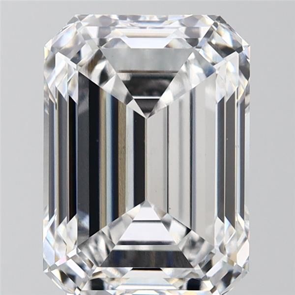 Diamant Émeraude 4.12 ct - Couleur E - Pureté VS2