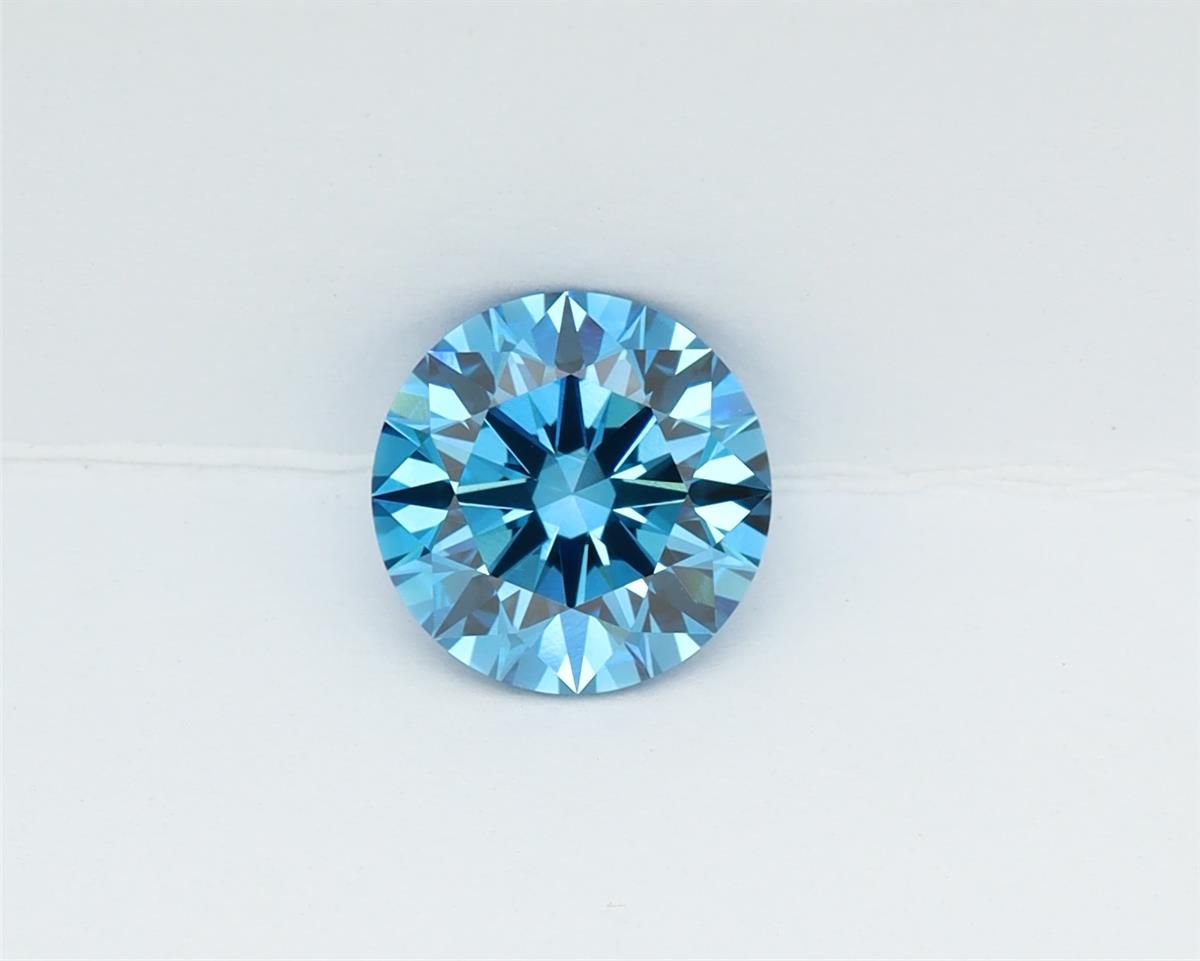 1.27 CT Fancy Vivid Blue ROUND
