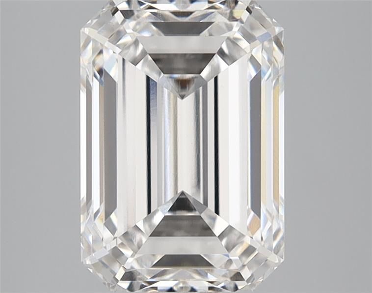 Diamant Émeraude 3.08 ct - Couleur F - Pureté VS1