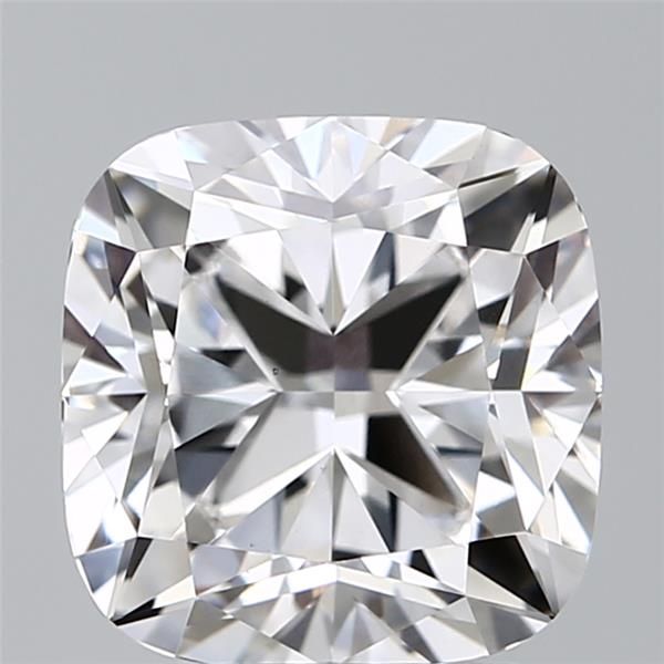 2.57 ct lab-grown Cushion brilliant Diamond