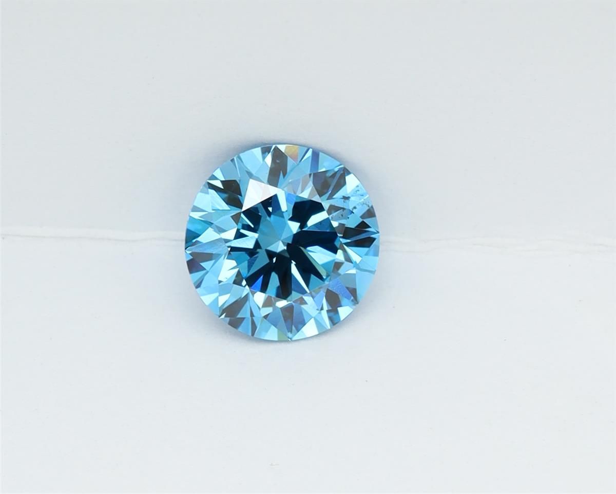 1.08 CT Fancy Vivid Blue ROUND