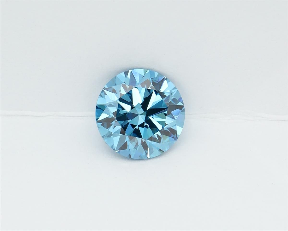 1.08 CT Fancy Vivid Blue ROUND