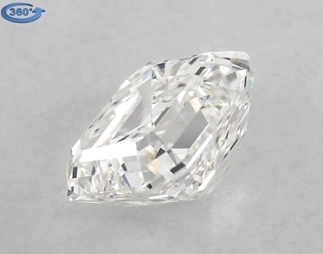 1.50 ct Asscher diamond