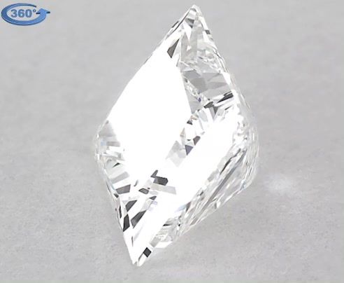 0.71 ct Princess diamond