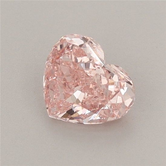 0.67 CT Fancy Vivid Pink HEART