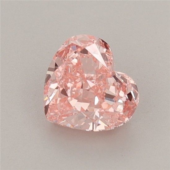 0.8 CT Fancy Vivid Pink HEART