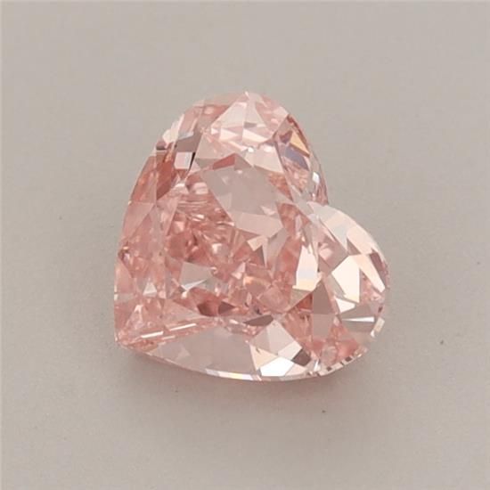 0.77 CT Fancy Vivid Pink HEART