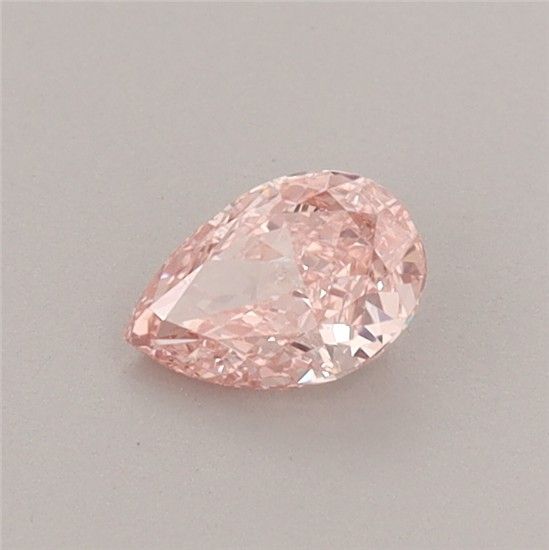 0.39 CT Fancy Vivid Pink PEAR