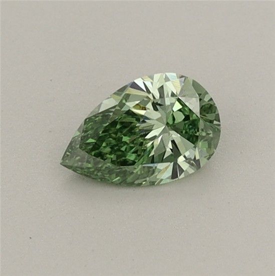 0.3 CT Fancy Vivid Green PEAR