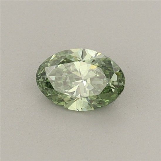 0.3 CT Fancy Vivid Green OVAL