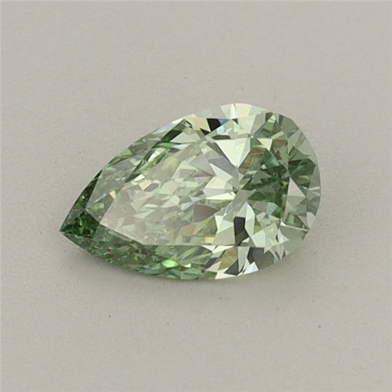 0.4 CT Fancy Vivid Green PEAR