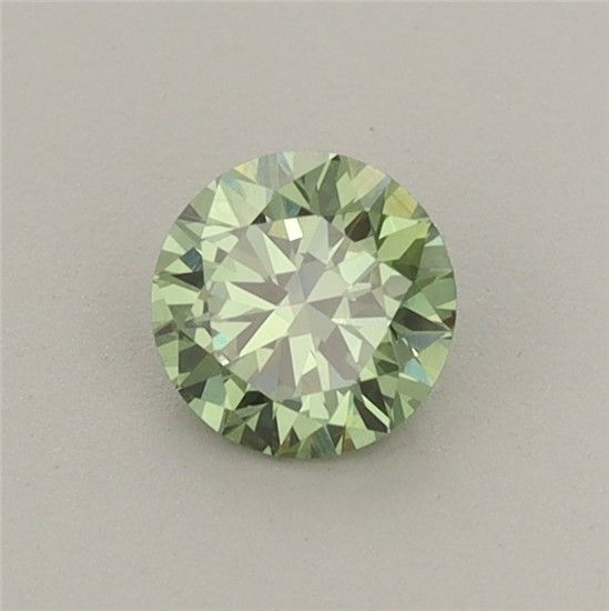0.43 CT Fancy Vivid Green ROUND
