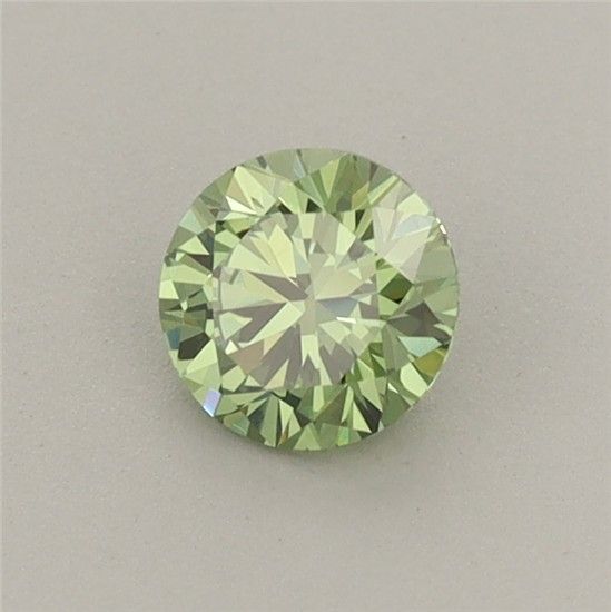 0.43 CT Fancy Vivid Green ROUND