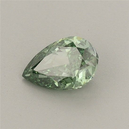 0.44 CT Fancy Vivid Green PEAR