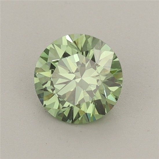0.6 CT Fancy Vivid Green ROUND