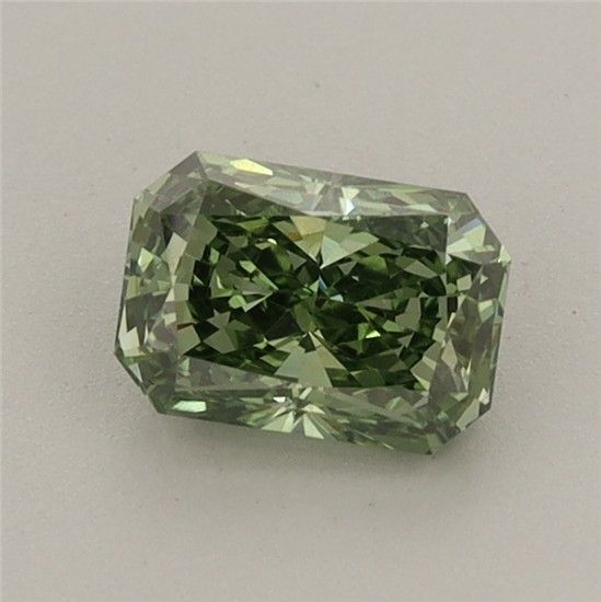 0.73 CT Fancy Vivid Green RADIANT