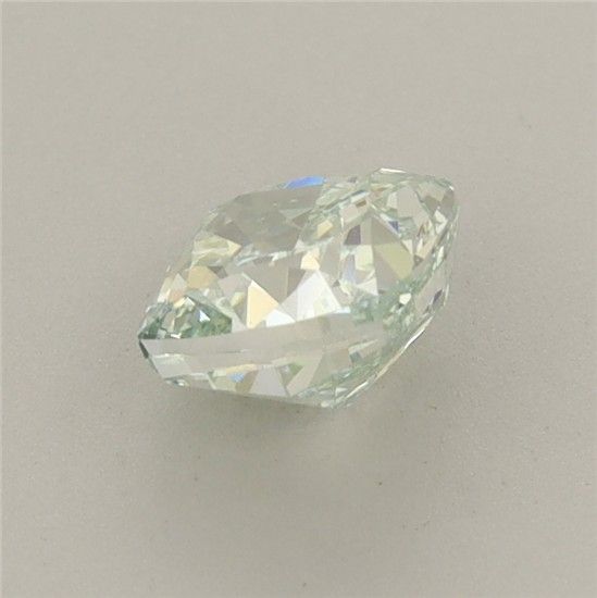 1.02 CT Fancy Yellowish Green CUSHION MODIFIED