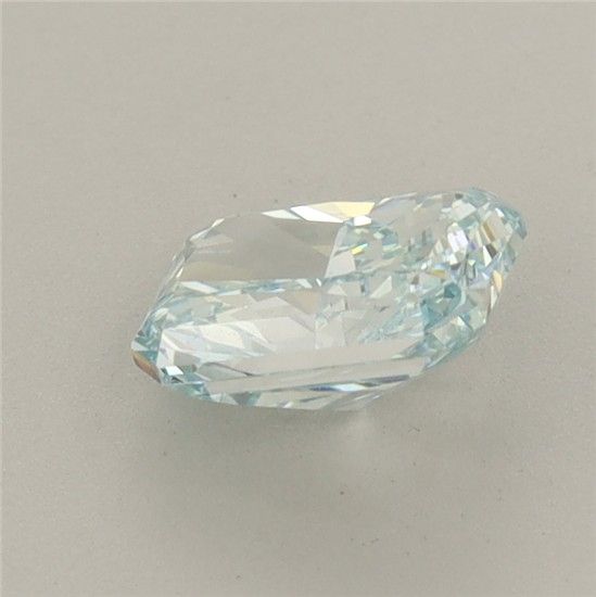 1.05 CT Fancy Vivid Blueish Green RADIANT
