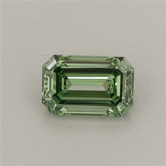0.42 CT Fancy Vivid Green EMERALD
