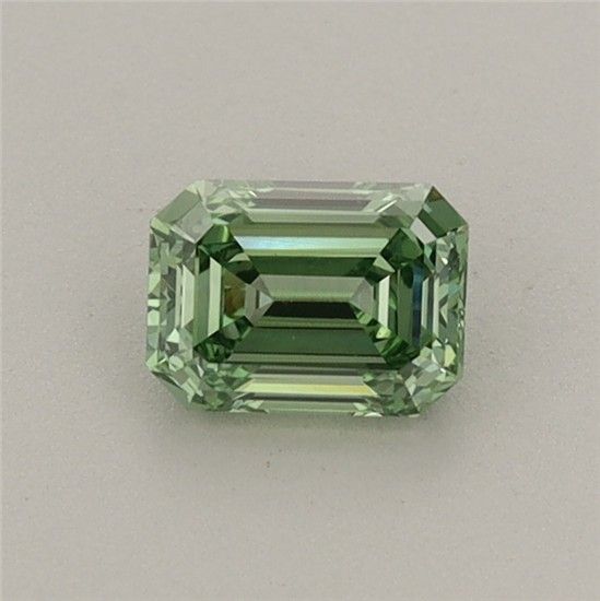 0.44 CT Fancy Vivid Green EMERALD