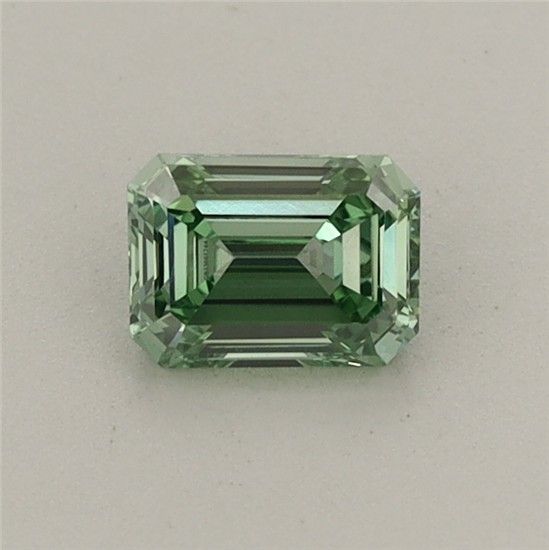 0.46 CT Fancy Vivid Green EMERALD
