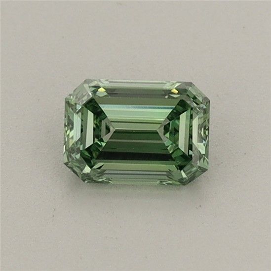 0.46 CT Fancy Vivid Green EMERALD