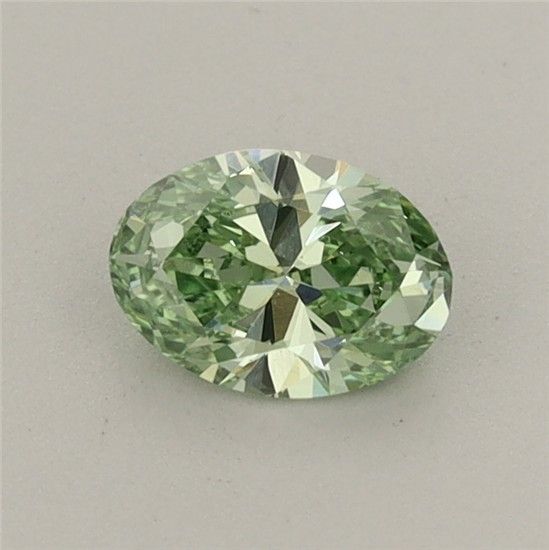 0.46 CT Fancy Vivid Green OVAL