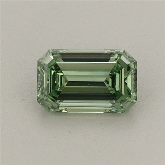 0.51 CT Fancy Vivid Green EMERALD