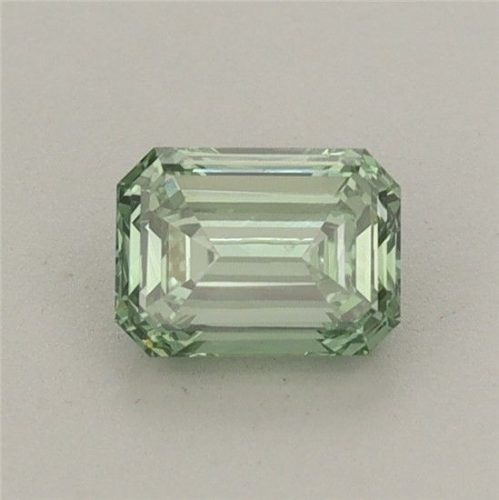 0.57 CT Fancy Vivid Green EMERALD