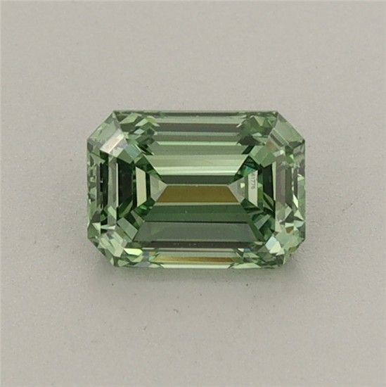 0.59 CT Fancy Vivid Green EMERALD