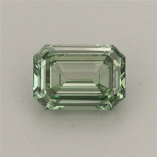 0.58 CT Fancy Vivid Green EMERALD