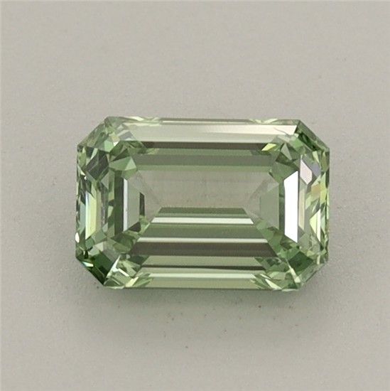 0.73 CT Fancy Vivid Green EMERALD