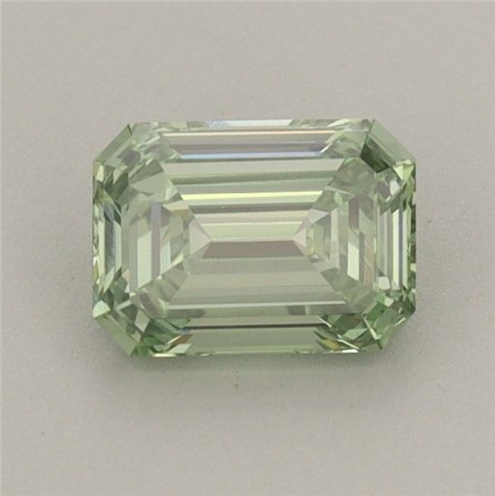 0.76 CT Fancy Vivid Green EMERALD