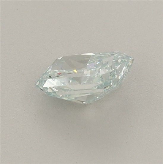 0.57 CT Fancy Vivid Blueish Green RADIANT