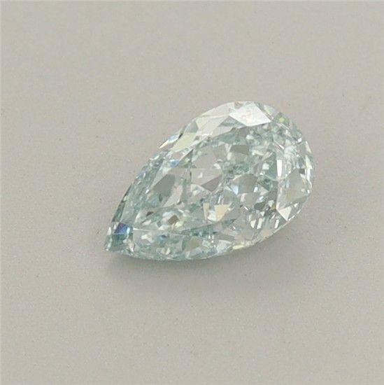 0.39 CT Fancy Intense Green PEAR