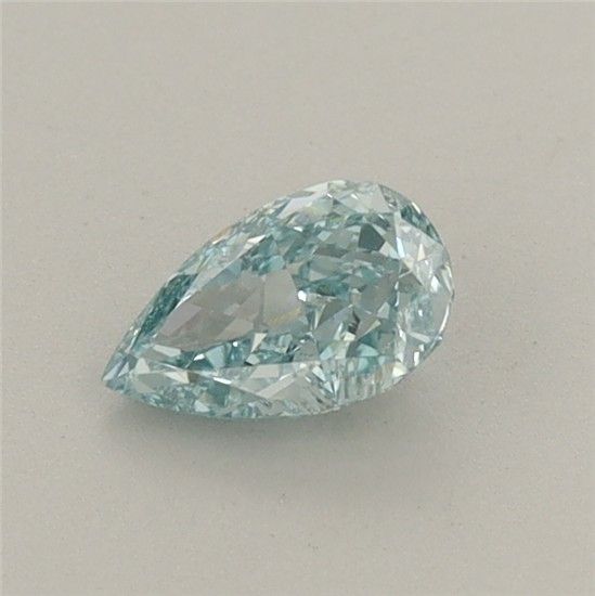 0.47 CT Fancy Vivid Green PEAR