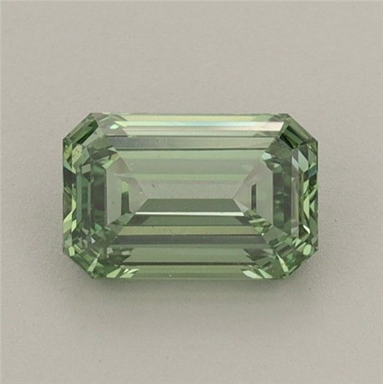 0.73 CT Fancy Vivid Green EMERALD