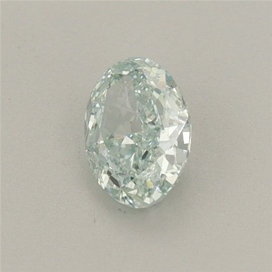 0.41 CT Fancy Green OVAL