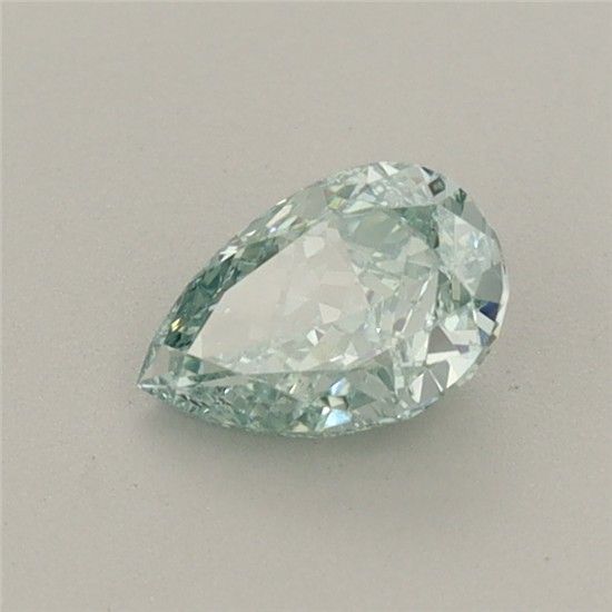 0.51 CT Fancy Vivid Green PEAR