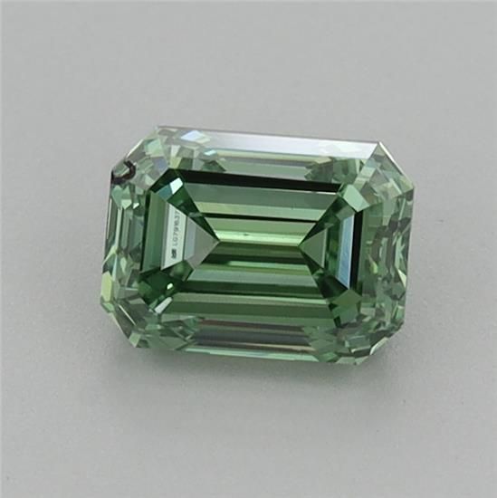 0.84 CT Fancy Vivid Green EMERALD