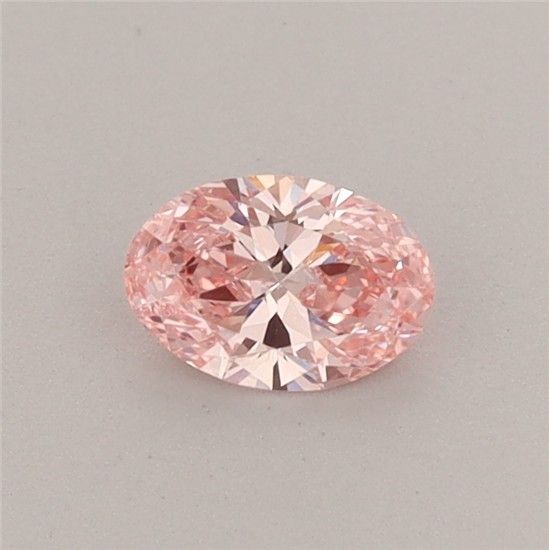 0.34 CT Fancy Vivid Pink OVAL